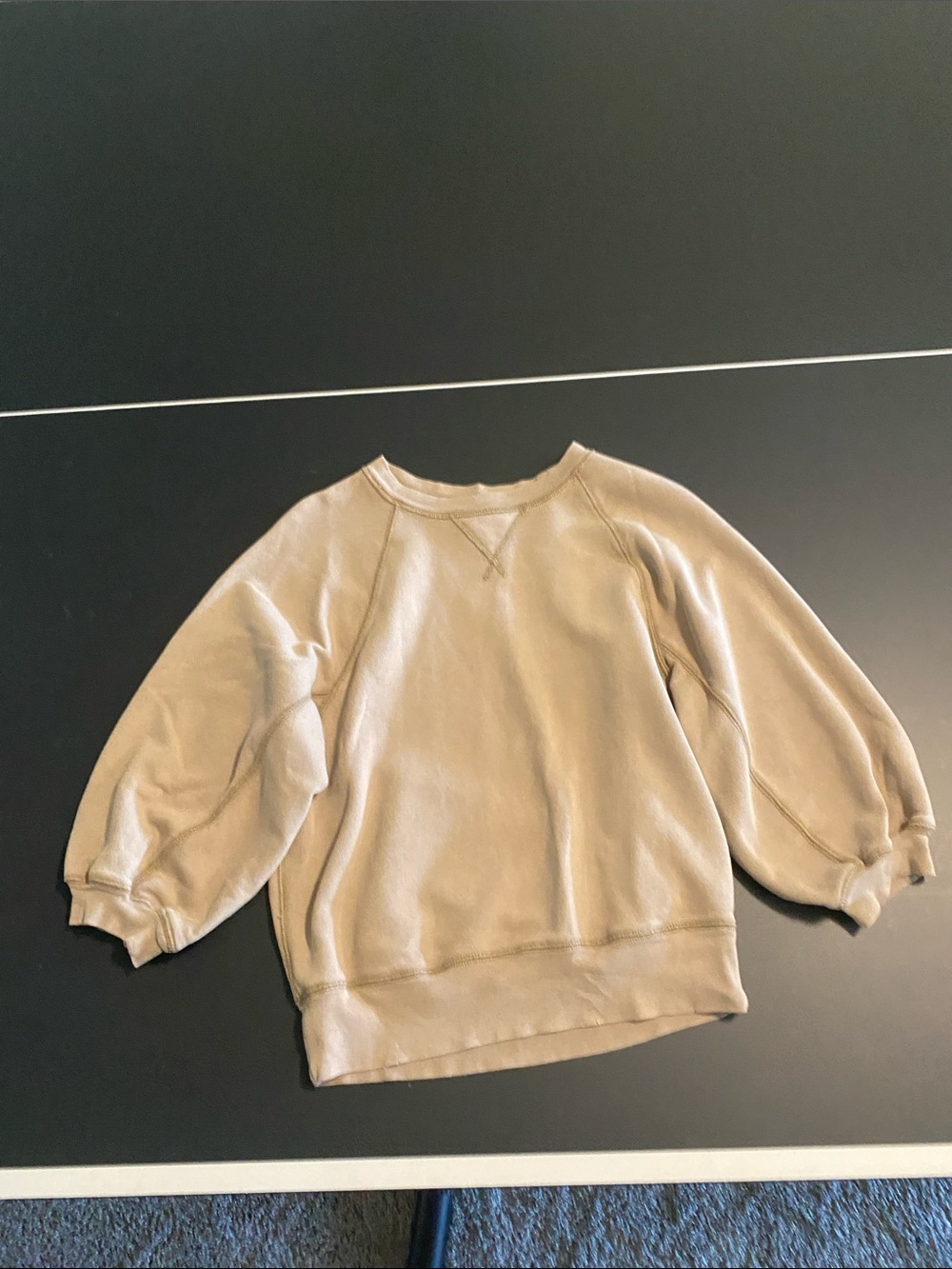 aerie beige crewneck sweatshirt